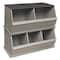 Badger Basket 2 Bin Stackable Storage Cubby